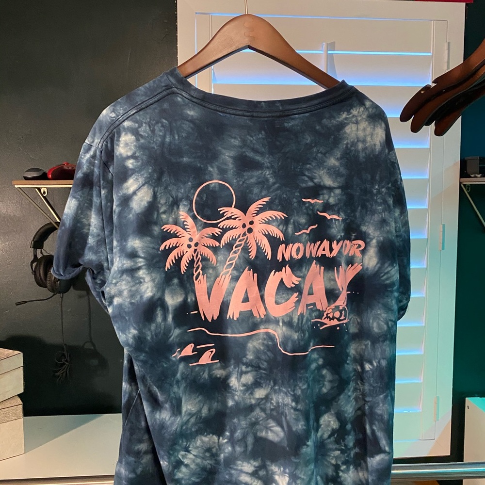 Vacay or no way Tie-dye T-shirt
